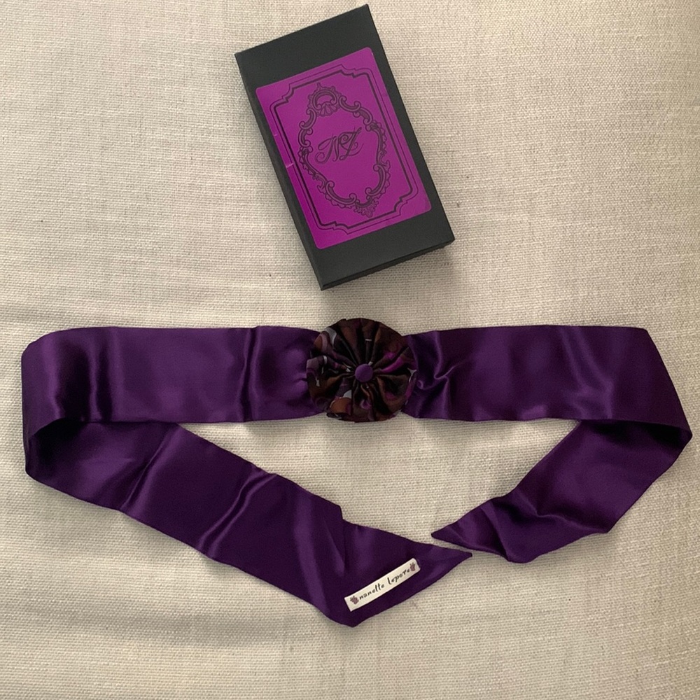 Nanette Lepore Silk Bow Belt